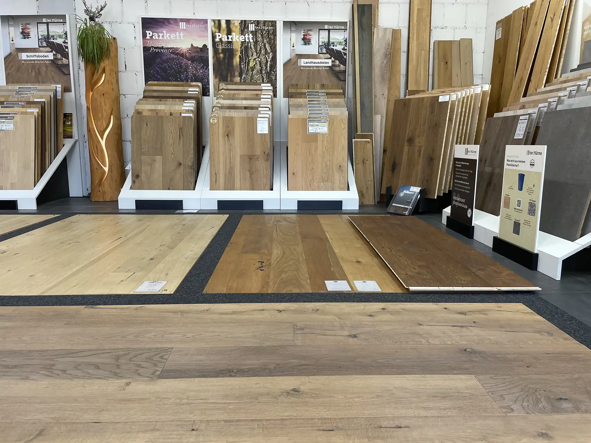 Parkettboden-Ausstellung bei Holz-Schmid in Nufringen