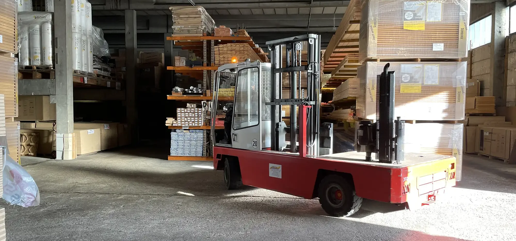 Lager bei Holz-Schmid in Nufringen