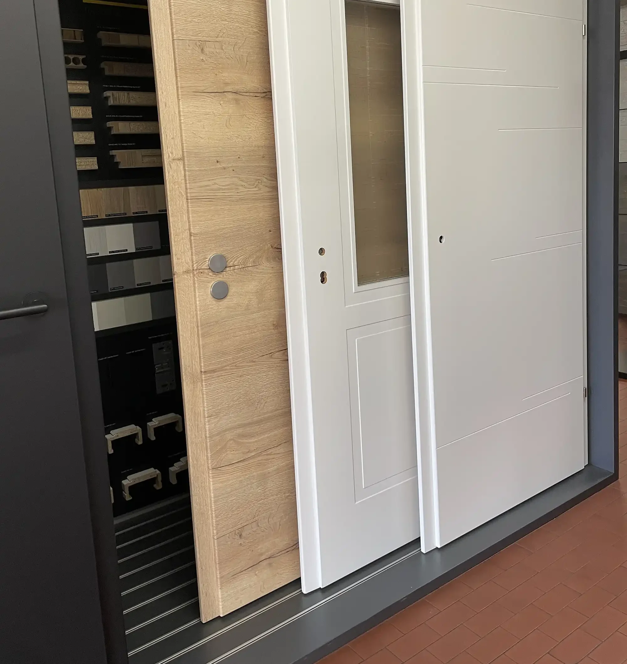 Zimmertüren in der Ausstellung bei Holz-Schmid in Nufringen